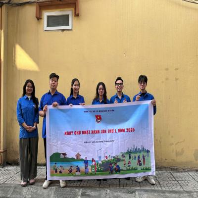 QUẬN ĐOÀN KIẾN AN ĐỒNG LOẠT RA QUÂN NGÀY CHỦ NHẬT XANH 23/3/2025